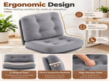 Criss Cross Leg Gaming Office Chair, Height Adjustable & Rocking Function, 360&deg Swivel, Dual Use 75017806