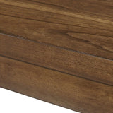 Wood Counter Height Dining Table, Antique Brown, 35"D x 59.1"W x 36.5"H 69004.00ABRN