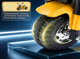 Yellow 6V Kids Electric Motorcycle 3-Wheels Motorbike Ride-On Dirt Bike with Realistic Sounds for 88864250