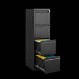 ZNTS 4 Drawer Vertical File Cabinet with Lock,Filing Cabinet, Metal Filing Cabinet for Home Office 97461913