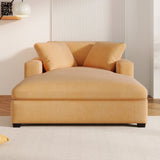 Mirod 53.5''*70.9'' Oversized Chaise, Lounge Chair - Classic Design, Soft Fabric, Easy Assembly, N760P196662Y