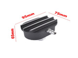 Aluminum Valve Cover Breather PCV Combo Kit Finned Valve Cover Breather Black 63183266