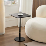 MDF with metal feet, square shape, located in living space and lounge area, black W2085P241112