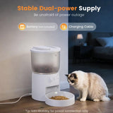 Smart Pet Feeder, 3L Automatic Food Dispenser for Cats, dogsSmall Pets Indoor, Timed and 20642195