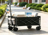 120L Heavy Duty Folding Wagon Cart , Collapsible Utility Wagon with All-Terrain Wheels for 86620856