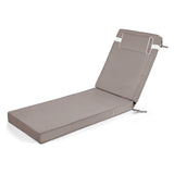 Outdoor Chaise Lounge Cushion, 80 in. x 26 in. x 3 in. Waterproof Fade-Resistant Patio Chair Pad for 32552022