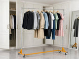 Z Rack Industrial Grade 3 Pack, Height Adjustable Rolling Z Base Garment Rack, Clothing Rack with 23003964