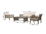 4PC CHAT SET 59116.00GRY