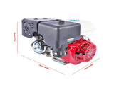 4 Stroke 15HP 420cc Gas Engine, Horizontal Shaft OHV Gas, Shaft 1" Diameter, Go Kart 81722643