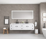 72*32 bathroom led mirror is multi-functional and each function is controlled by a smart touch W2152130266