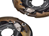Pair of Driver and Passenger Side 12" Hydraulic Brake Backing Plate Compatible with 7,000 lb Trailer 63187696