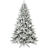 ZNTS PVC&PE Flocking Tree Environmentally Friendly Fireproof Artificial Christmas Flocked Tree 89862585