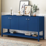 U-Style Functional Entryway Console Table with Ample Storage,Suitable for Study,Entrance and Living N711P205932V