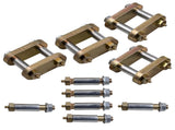 Greasable Shackle Spring Bolt Link Kit fit for Heavy Duty Tandem Axle Truck Trailer 26588764