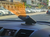 12V Cigarette Lighter Powered Car, 150W Heat and Fan Modes, Rotatable Dash Mount Vehicle 46910568