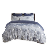 King/Cal King Cotton Jacquard Duvet Cover Set B035129132