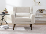 Modern Accent Chair Upholstered Foam Filled Living Room Chairs Comfy Reading Chair Mid Century W1028122699