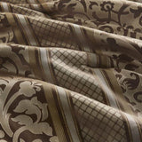 6 Piece Jacquard Comforter Set with Throw Pillows-King/Cal King B035P280389