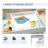 Kids Activity Table and Chairs Set 63018225