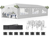 10x30ft Pop Up Canopy, Portable Instant Canopy Tent with 8 Sidewalls for 10270298
