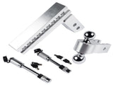 Fits 2" Receiver Trailer Adjustable 8" Drop/Rise 12500 LBS 2" & 2-5/16" Ball w/Anti-Theft 23755249