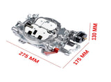 1906 650 CFM 4 Barrel Carburetor, Electric Choke Replacement for 1980-1989 GMC Chevrolet 38048730
