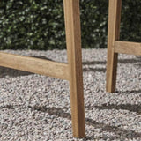 Outdoor Weather Resistant Acacia Wood Adirondack Dining Chairs , Natural Finish 64844.00
