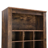 ZNTS ON-TREND Stylish Design 30 Shoe Cubby Console, Contemporary Shoe Cabinet with Multiple Storage WF309309AAP