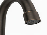 2 Handles Bathroom Sink Faucet, Oil Rubbed Bronze Centerset RV Bathroom Faucets for 2/3 Hole pop-up 60655507