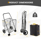 Extra large folding shopping cart 14739482