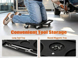 Black Rolling Knee Creeper with EVA Foam Cushioned Pads, 300 LBS Capacity Garage Knee Dolly with 23924635