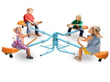 Outdoor Kids Spinning Seesaw Sit and Spin Teeter Outdoor Playground Equipment Swivel Teeter 91682116
