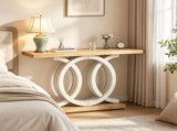 55 Inch Geometric Entryway Console Table, Modern Living Room Accent Table 09287889