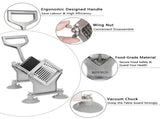 FC-1 Vertical French Fries Machine with Four 3/8" & 1/4" & 1/2" Flower Blades & 4pcs Suction Cups & 33268809