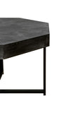 Wood Octagonal Vintage Patchwork Craft Farmhouse 30 Inch Wooden Top Cross Metal Legs Coffee W1445P193123