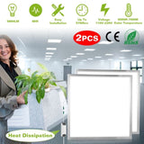2 PCS 48W 2FT LED Panel Light 5800LM 7000K Ceiling Lighting 150W Equivalent LED Troffer Recessed 96572343
