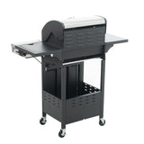 Propane Grill 3 Burner Barbecue Grill Stainless Steel Gas Grill with Side Burner, 37,000 BTU Outdoor W165083094