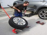 Wheel Dolly 330 LBS Heavy Duty Adjustable Rolling tire dolly for tires ranging from 6.5 to 31.5 W2019P342144