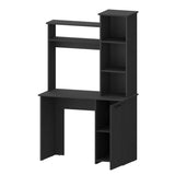 Rumford Computer Desk with Hutch and 3-Tier Storage Shelves B128P148802