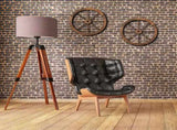 2pcs 24-Inch Old Western Style Garden Art Wall Decor Wooden Wagon Wheel Brown 37138993