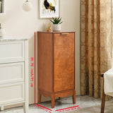 ZNTS Modern Bathroom Floor Cabinet &Linen cabinet with Adjustable Shelves,Antique W1801108552