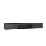 ZNTS Floating TV Stand Wall Mounted with 20 Color LEDs,63" Modern TV Stand, Floating TV Cabinet 04700679