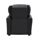 ZNTS Kids Recliner Chair Black PVC W311P216907