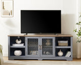 Modern Farmhouse TV Media Stand, Large Home Entertainment Console, for TV Up to 80'', with Open W1758P147679
