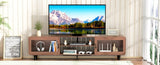 ZNTS TV Stand for 55/60/65/70", Wood Entertainment Center with Power Outlets, Media Console with Sliding 36882263