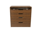 3-in-1 Vanity Desk with Lighted Mirror & Stool, Flip Top Makeup Dressing Table, Compact Storage for 29993519