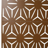 Outdoor & Indoor Privacy Metal Privacy 76" H48" W, Freestanding Decorative Privacy W465P193201