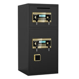 ZNTS Large Double-door Coin-operated Safe,Digital Security Safe with Fireproof and Waterproof Bag,5.0 W1779P180734