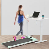 ZNTS 2 in 1 Under Desk Electric Treadmill 2.5HP, Remote Control, Display, Walking Jogging Running Machine 60434265