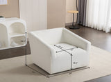 Nice Modern Upholstered Barrel Armchair, 360&deg Swivel T2574P205966